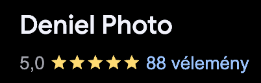 Deniel Photo — 5,0 csillag, 88 Google-vélemény